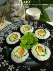 【花样寿司】----生菜沙拉寿司