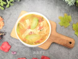 丝瓜金针菇汤