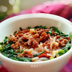 家常版肉沫米粉