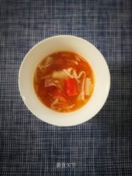番茄金针菇蟹柳汤