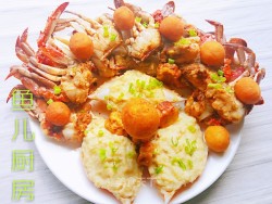 双豆梭子蟹（七星伴月）──“鱼儿厨房”私房菜