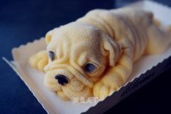 3D沙皮狗慕斯蛋糕