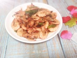 青椒煸炒基围虾