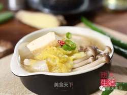 白菜豆腐汤