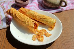 #自制零食#原味蛋卷