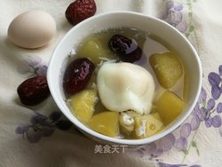 苹果红枣鸡蛋甜汤