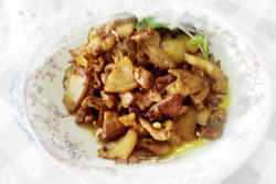 蒜香肉片