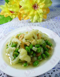 毛豆开洋花菜