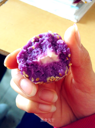 用心换健康——零厨艺紫薯奶酪球
