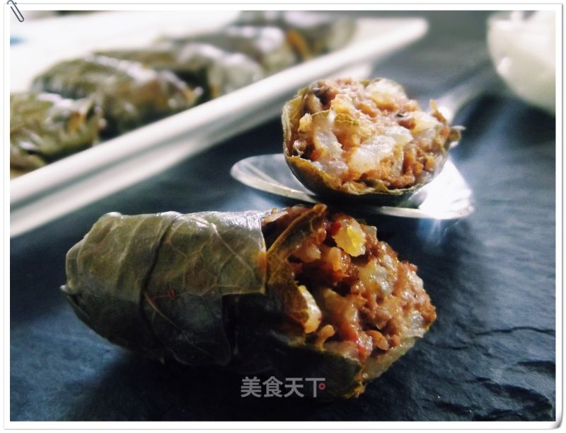 葡萄叶肉卷