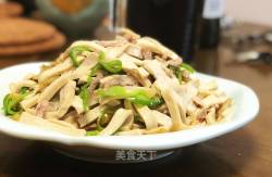 豆干青椒炒肉丝