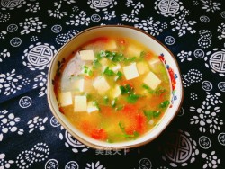 荠菜豆腐汤