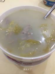 粉肠胡椒咸菜汤