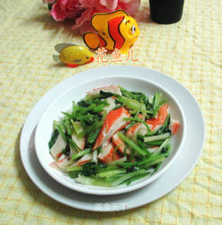 蟹肉棒炒芹菜