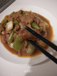 大葱炒肉