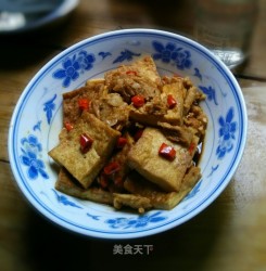 香煎豆腐炒肉