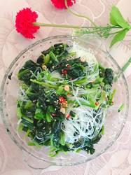 粉丝拌菠菜