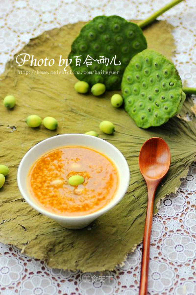【品臻客五常稻花香粥米试用报告】荷叶莲子凉粥