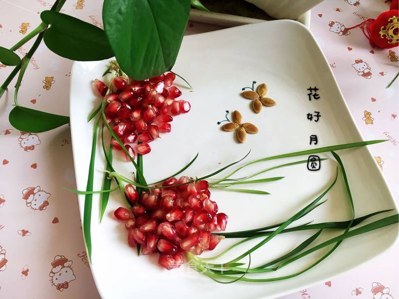 石榴籽摆盘
