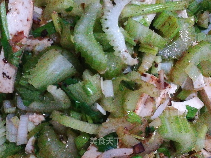 西芹炒豆腐