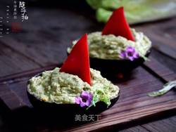 牛油果沙拉船