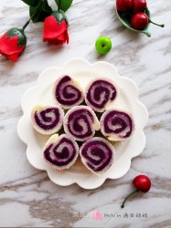 椰蓉紫薯卷