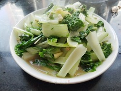蚝油黑白菜