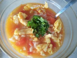 鸡蛋西红柿疙瘩汤