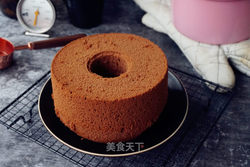 浓郁可可戚风蛋糕
