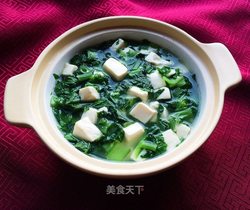 小白菜豆腐汤