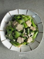 杏鲍菇炒油菜