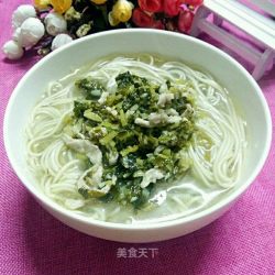 雪菜肉丝面