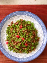 豆角肉末