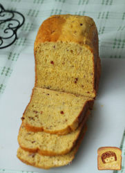 面包机版干果胡萝卜麦粒面包