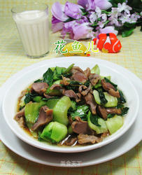鸡胗炒青菜