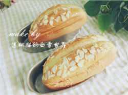 杏仁吐司，简单容易的松软面包