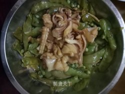 荷兰豆炒鱿鱼