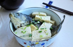 #炖菜#冻豆腐炖鲫鱼