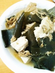 干白菜炖冻豆腐