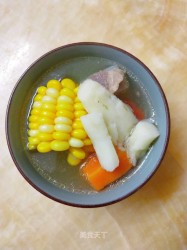 玉米胡萝卜山药排骨汤