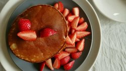 低温发酵法做草莓pancake