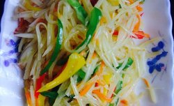 五彩土豆丝
