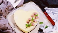 免烤蛋糕——樱花冻芝士蛋糕