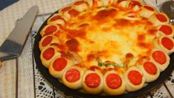 客浦TO5330烤箱------花边萨拉米肠披萨