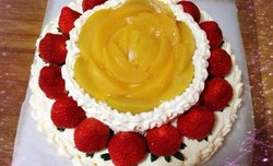 8寸 生日蛋糕 奶油蛋糕