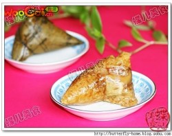 香菇鸡腿蛋黄粽子-过年粽子