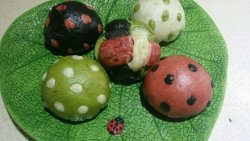 【蔓德拉的厨房】瓢虫小姐的花园秘会·冬粉韭菜碎蛋包·彩色馒头