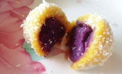 椰蓉南瓜紫薯糯米糍