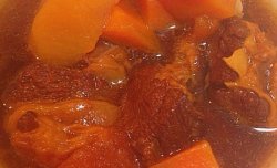 电饭锅版---西红柿牛腩炖土豆