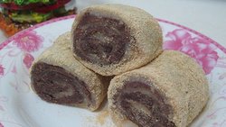 微波炉版驴打滚——从红豆沙做起